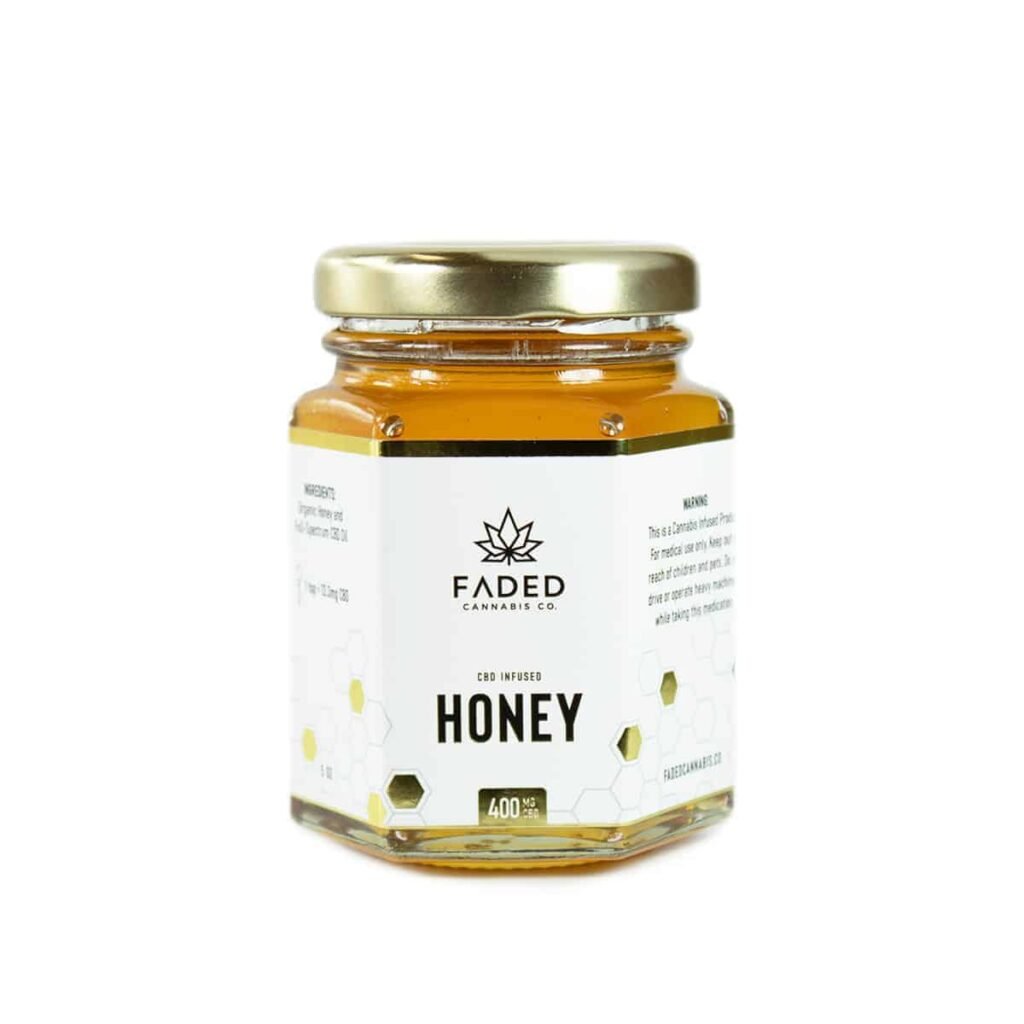 Organic CBD Honey (400mg CBD) – Faded Cannabis Co.