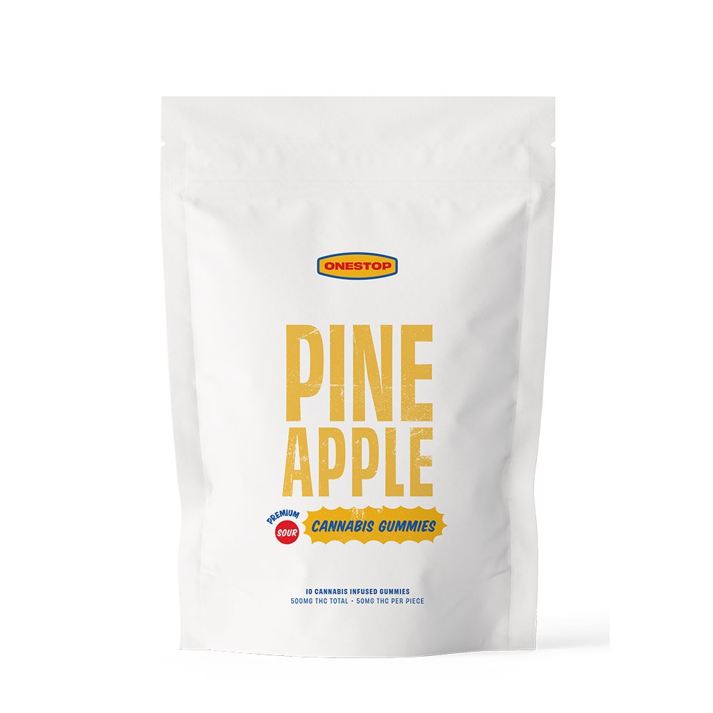 Sour Pineapple (500mg THC) – One Stop